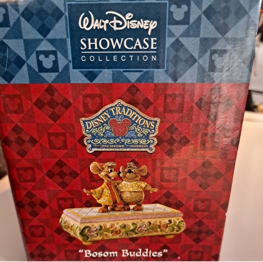 DISNEY TRADITIONS " BOSOM BUDDIES " JIM SHORE JAQ & GUS CINDERELLA MICE RARE - Picture 6 of 6